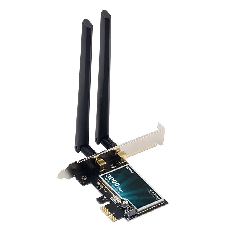 2974Mbps WiFi6 AX200 PCIE WiFi Card Adapter Bluetooth5.2 Dual Band 2.4G/5Ghz 802.11AX Wireless Adapter For Pc Desktop Windows 10
