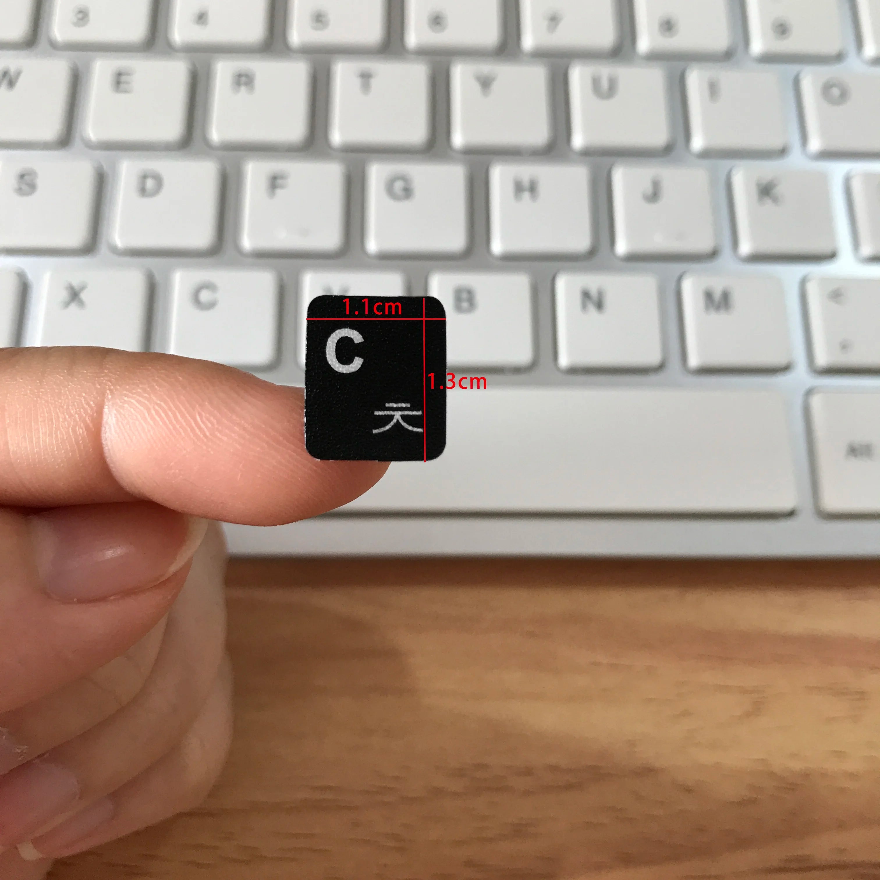 English Spanish Italian Korean French Deutsch Keyboard Stickers Frosted PVC Language Keyboard Sticker For Laptop Desktop PC