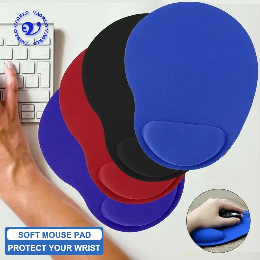 Ergonomic Wrist Rest Mouse Pad Comfortable Wrist Support Non Slip Mice Mat Soft Mousepad For PC Laptop Computer