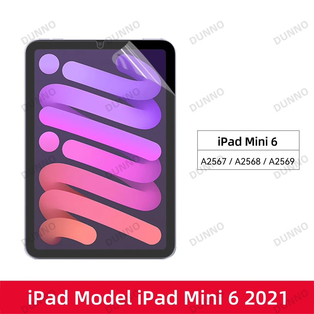 Paper Feel Screen Protector Film Matte PET Painting For iPad 7th 8th 9th 10.2 10th Generation Air 4 5 10.9 Pro 11 Air 3 Pro 10.5