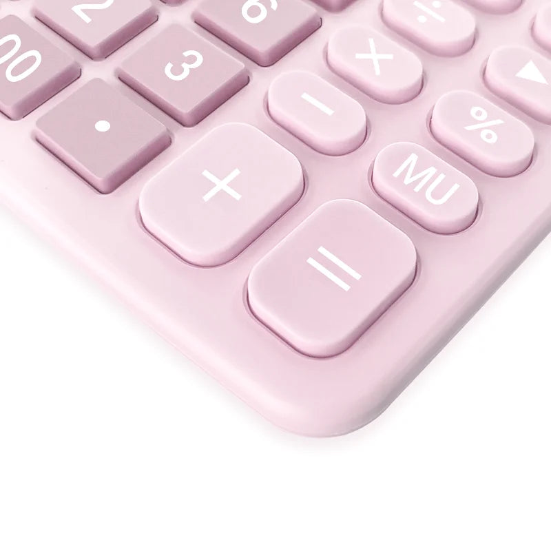 12 Digits Electronic Calculator Solar Calculator Dual Power Supply Calculator for Home Office School Financial Accounting Tools