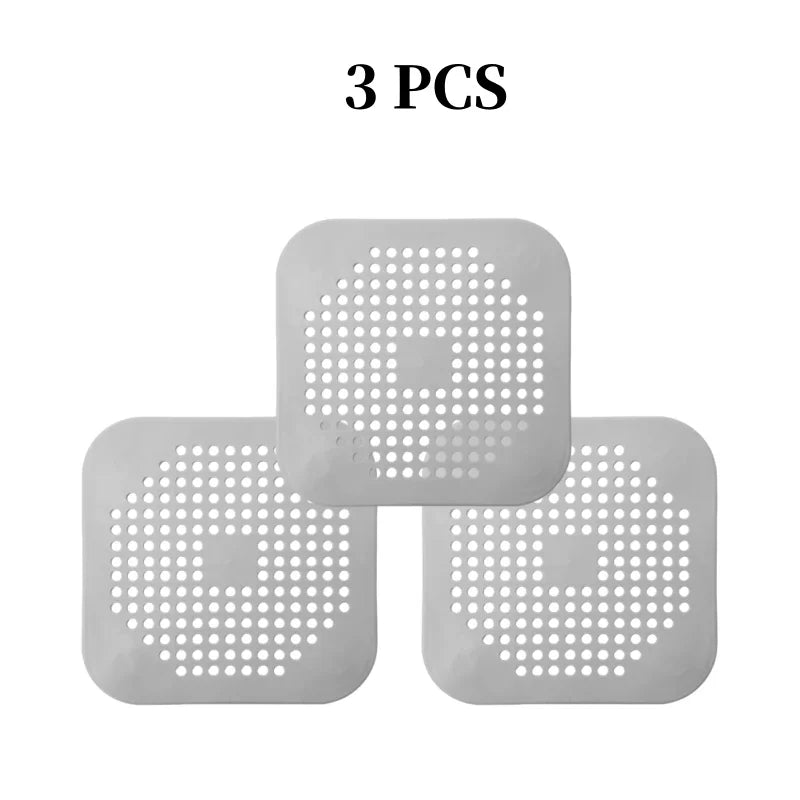 Anti Clogging Silicone Floor Drain Cover for Sink, Bathroom Drainage Outlet, Hair Anti Clogging Filter, Sewer Outlet, Filter SCR