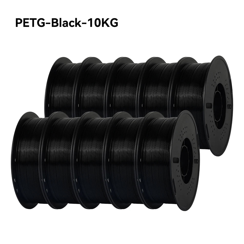 10KG 1.75mm PETG Filament Tangle-Free, High Quality 3D Printing Eco-friendly Plastic Consumables 22LBS, vacuum packaging 3D Prin