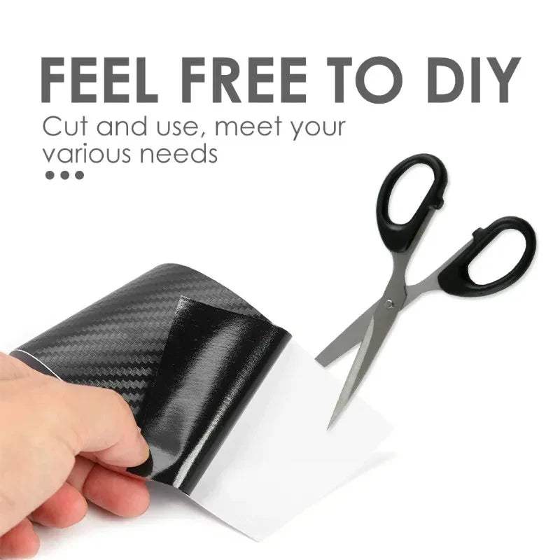 Super gloss black carbon fiber tape sticker Car sticker tape Waterproof film adhesive sealant DIY decal car motorcycle accessori