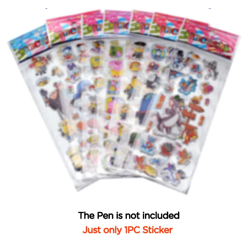 Kids 3D Printing Pen With LCD Screen & Stickers Compatible PLA Filament Safe With 9M PLA Girls Boys Birthday Gift Toys Print Pen