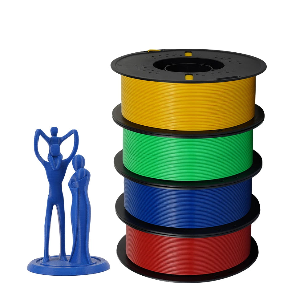 KINGROON 22LBS PETG or PLA filament 3D Printer Filament 10 Rolls 1KG 1.75MM Eco-Friendly Good Toughness Mix Color Free Shipping