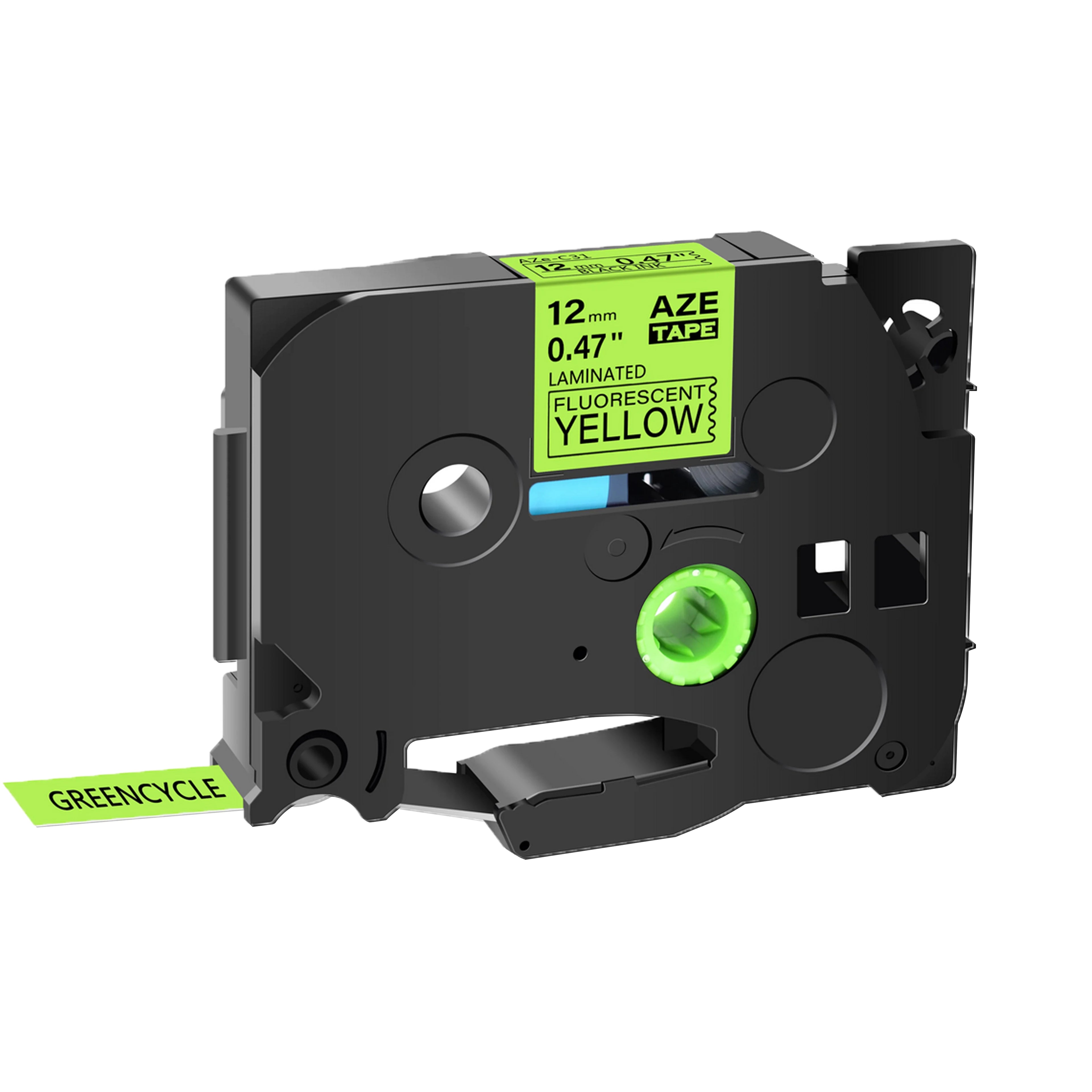 GREENCYCLE 1Pcs 6mm/9mm/12mm 231 Label Tape Compatible for Brother P-Touch Label Maker for TZ TZE 131 231 431 531 631 731 Ribbon