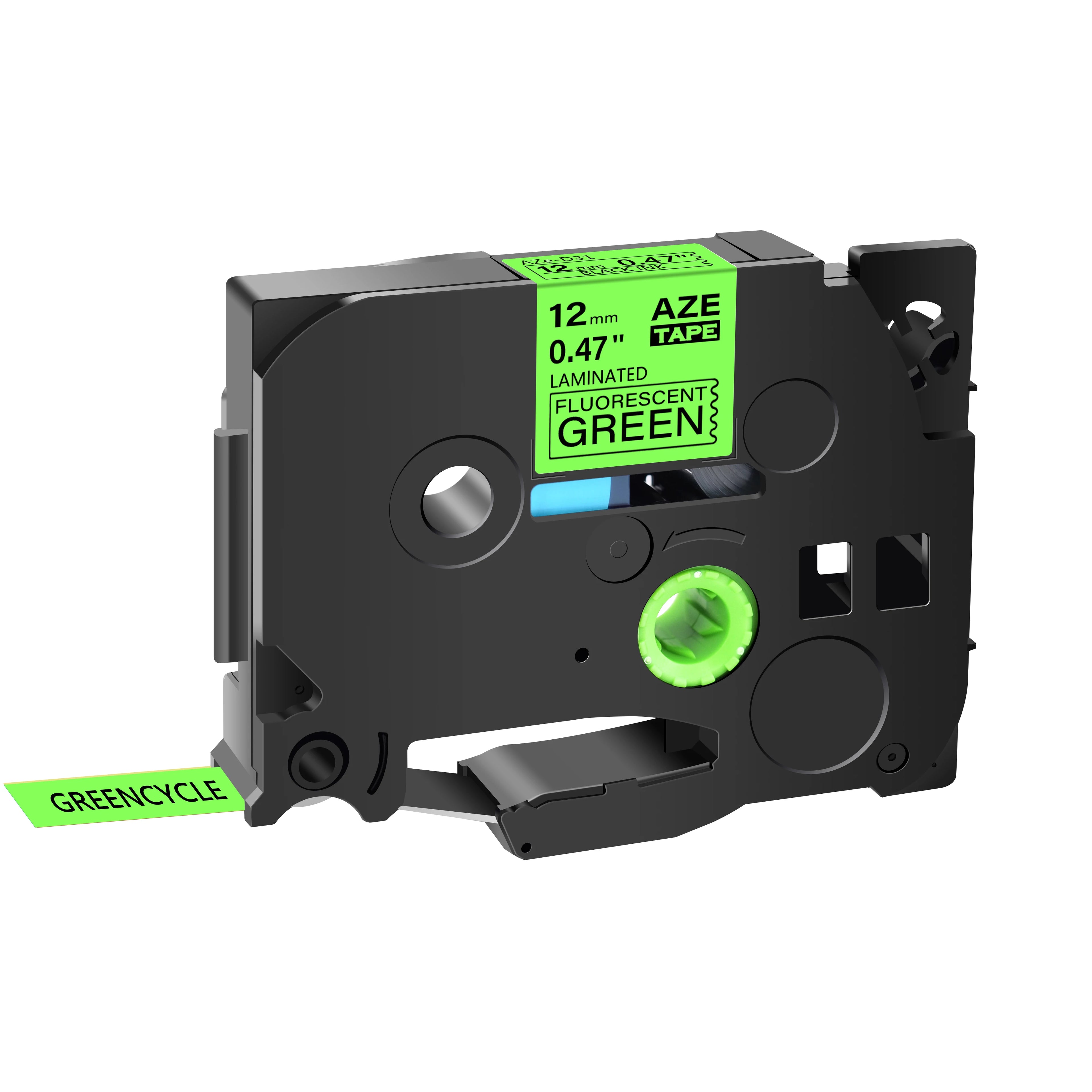 GREENCYCLE 1Pcs 6mm/9mm/12mm 231 Label Tape Compatible for Brother P-Touch Label Maker for TZ TZE 131 231 431 531 631 731 Ribbon