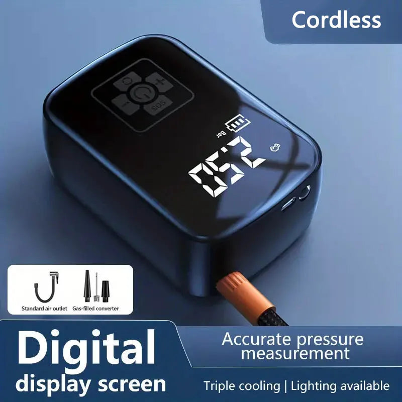 Car Tire Inflator Mini Air Compressor 12V 150PSI Portable Electric Air Pump  For Motorcycle Bicycle Tire Air Filling Pump ﻿