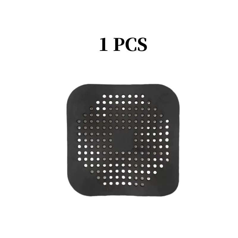 Anti Clogging Silicone Floor Drain Cover for Sink, Bathroom Drainage Outlet, Hair Anti Clogging Filter, Sewer Outlet, Filter SCR