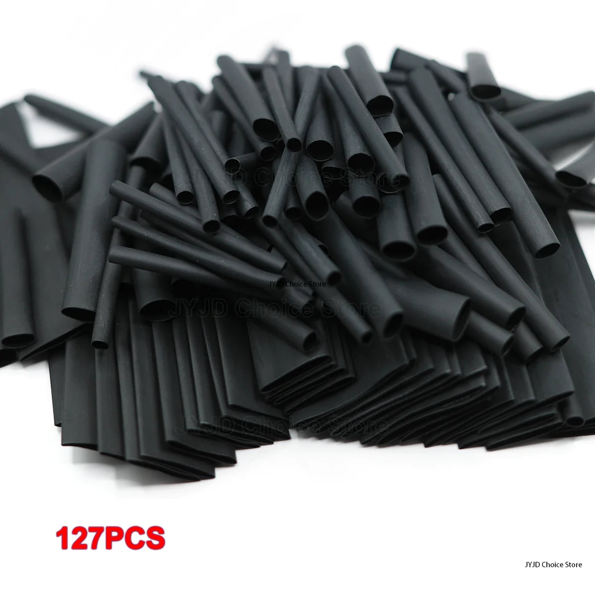127Pcs Heat Shrink Tube Sleeving Tubing Assortment Kit Electrical Connection Electrical Wire Wrap Cable Waterproof Shrinkage 2:1