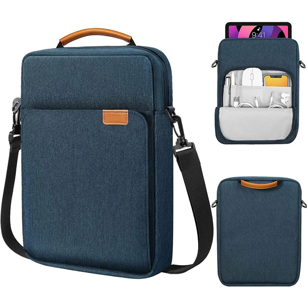 Tablet Shoulder Sleeve Bag For IPad Air Pro 12.9in IPad Air 10.9 in Galaxy Tab A 10 Laptop Pouch Handbag Briefcase