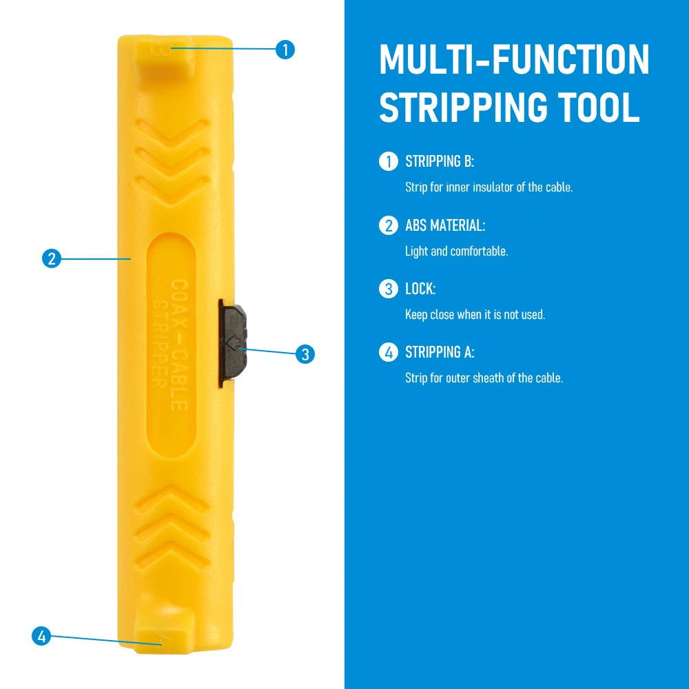 Electric Wire Stripper Pen network cable Tools Wire Cable Cutter Rotary Coaxial Wire Stripping Cutting Machine Pliers