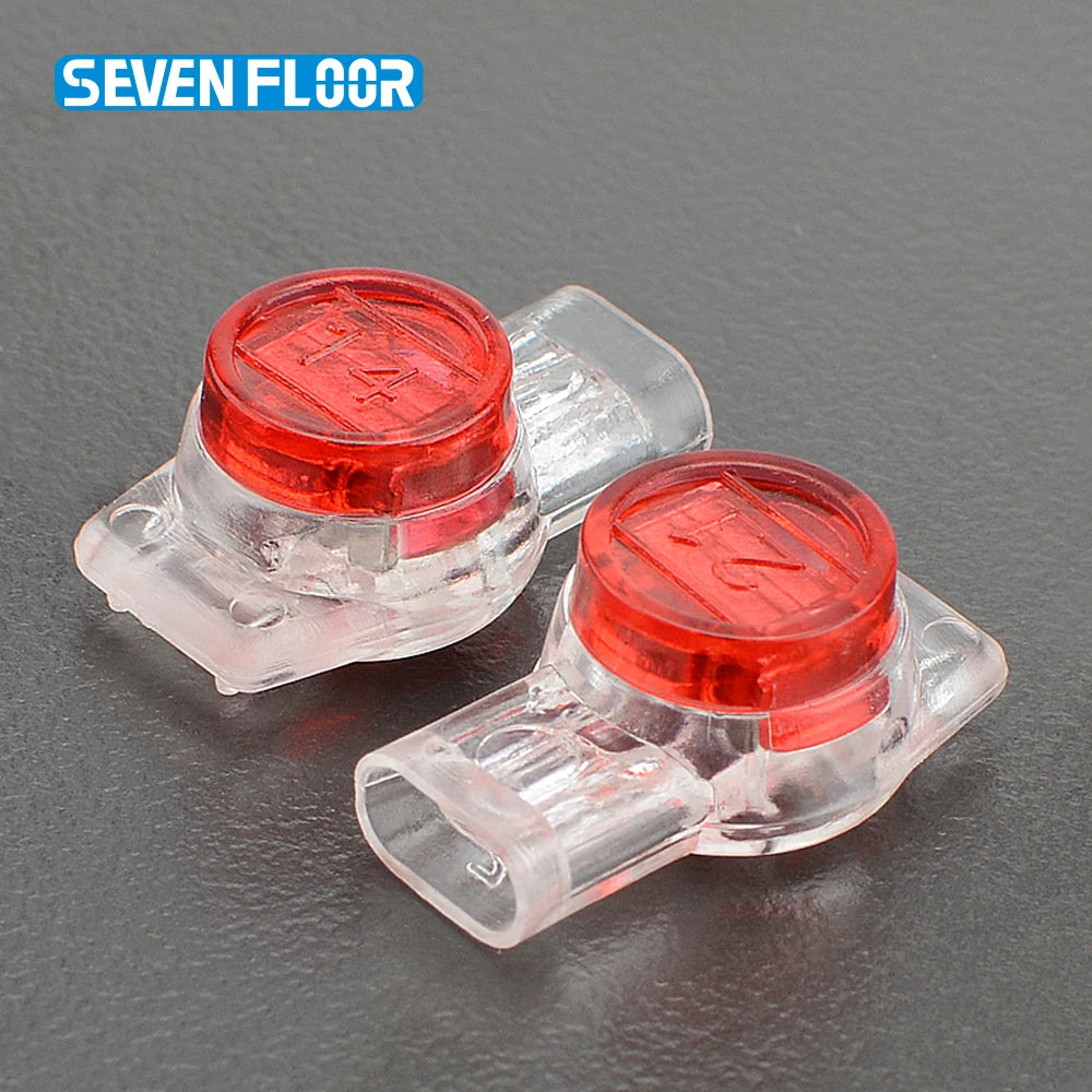 100PCS UY1 UY2 UY  Connector Wire Splice K1 K2 K3Connector RJ45 Wiring Ethernet Telephone Cable Cord UY1 Network Cable Terminal