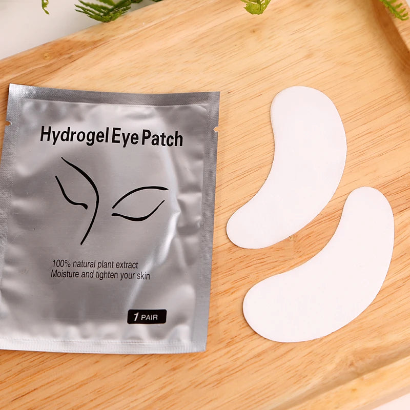 50 Pairs Eyelash Pad Gel Patch Grafting Lashes Under Eye Patches Eyelash Extension Paper Sticker Application Women Makeup Tools