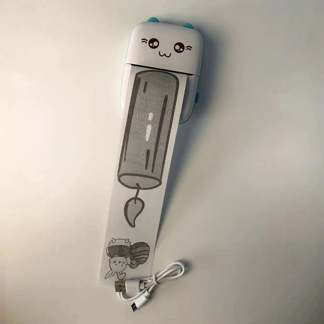 Portable Mini Thermal Printer with 13 Rolls Papers Wireless For paperang Photo Label No Ink Print Memo Wrong Question Printing