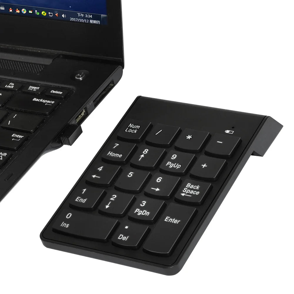 New 18-key USB 2.4G wireless mini numeric keypad /USB Wired numeric keypad, suitable for IMac/MacBook Air/Pro notebook/ PC Deskt