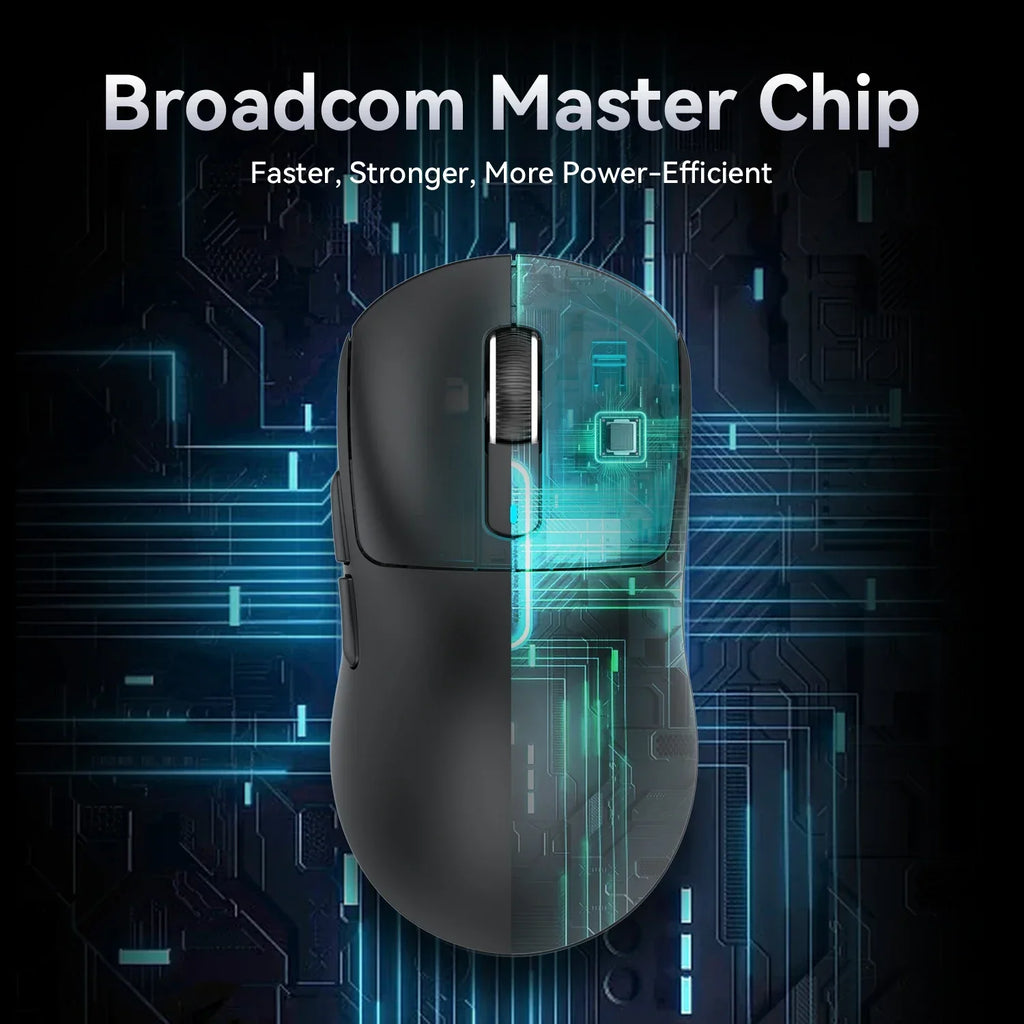 Attack Shark X3 PAW3395 Bluetooth Macro Gaming Mouse , Tri-Mode Connection, 26000dpi, 650IPS, Lightweight Mouse