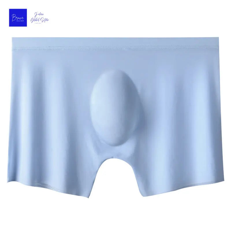 1pc Mens Boxers Shorts Ice Silk Men Panties Seamless Sexy Underwear Man Underpants Panties Male Antibacterial Breathable Briefs
