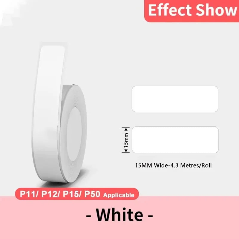 Marklife P12 Portable Mini Printer Auto Cut Labeling Machine Wireless Bluetooth Label Maker Similar As D11 D110 D101 Home/Office