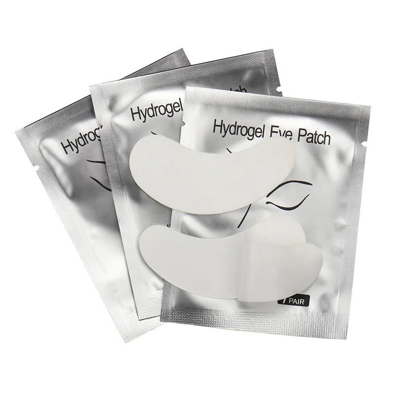 50 Pairs Eyelash Pad Gel Patch Grafting Lashes Under Eye Patches Eyelash Extension Paper Sticker Application Women Makeup Tools