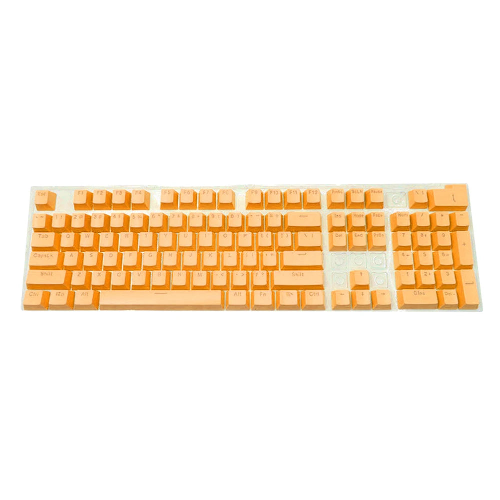 104pcs ABS Universal Mechanical Keyboard Keycaps Desktop Computer Ergonomic Blank Keycaps For Cherry MX Mechanical Keyboard Caps