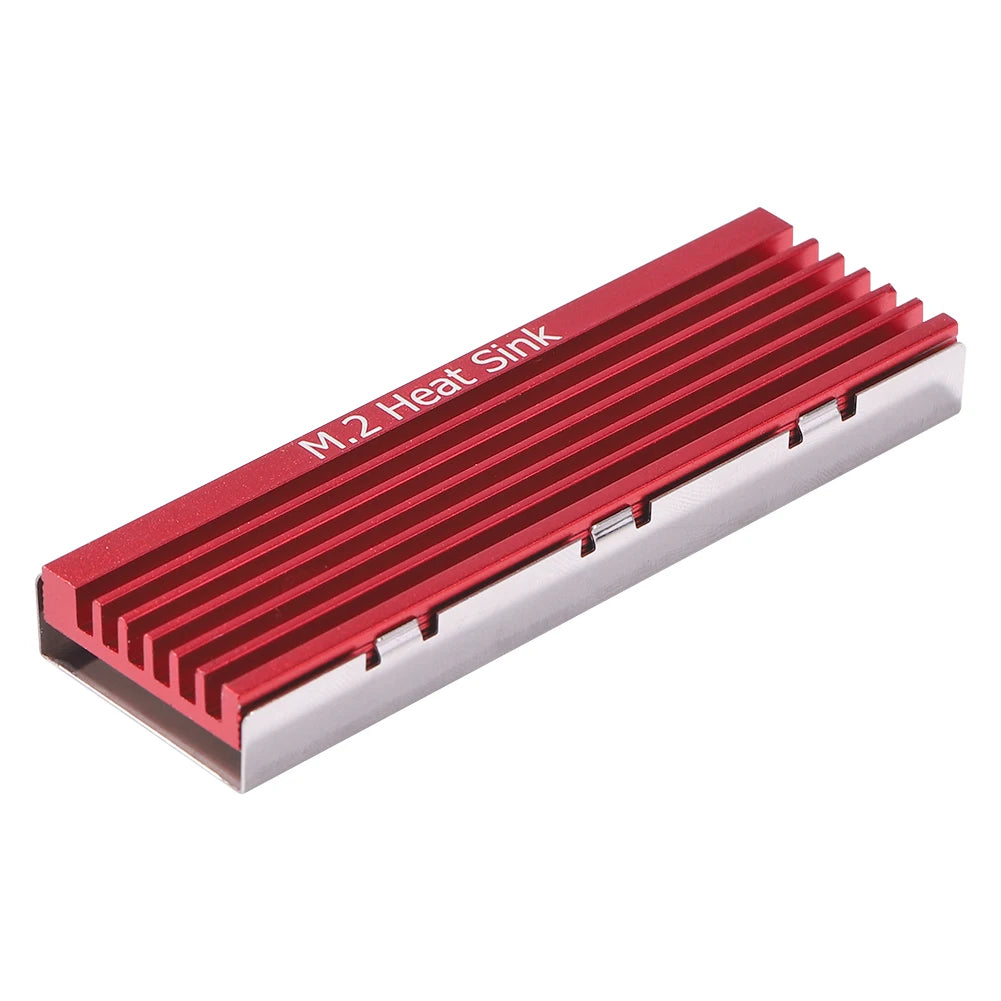M.2 SSD NVMe Heat Sink M2 2280 Solid State Hard Disk Aluminum Heatsink Gasket with Silicone Thermal Pad PC Accessories