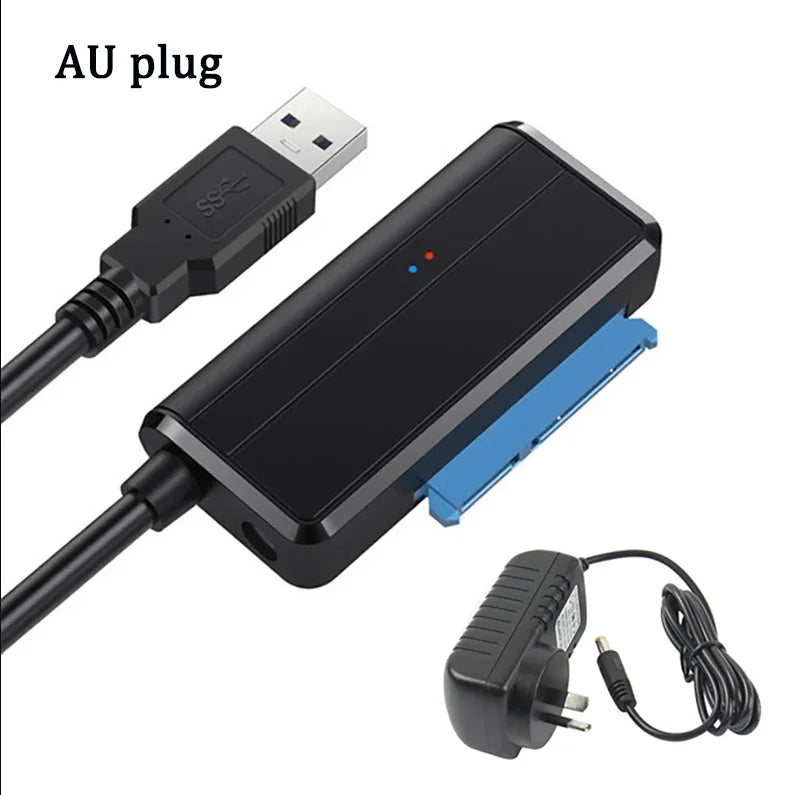 Sata To USB 3.0 Adapter Cable USB 3.0 Hard Drive Converter Cable Support 2.5/3.5 Inch External SSD HDD Adapter Hard Drive Laptop