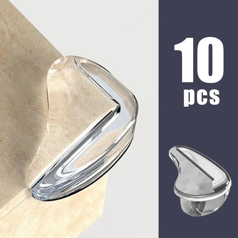 10PCS/4PCS Clear Anti-collision Coffee Table Furniture Corner Protectors Children's Soft Corner Sheathing Living Room Decor