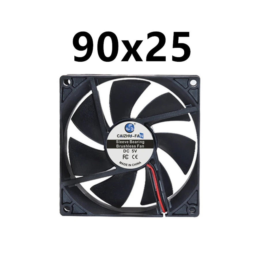 40MM 50MM 60MM 70MM 80MM 90MM 120MM Cooling Fan Brushless Motor Case Fan Quiet Fan With USB Cable