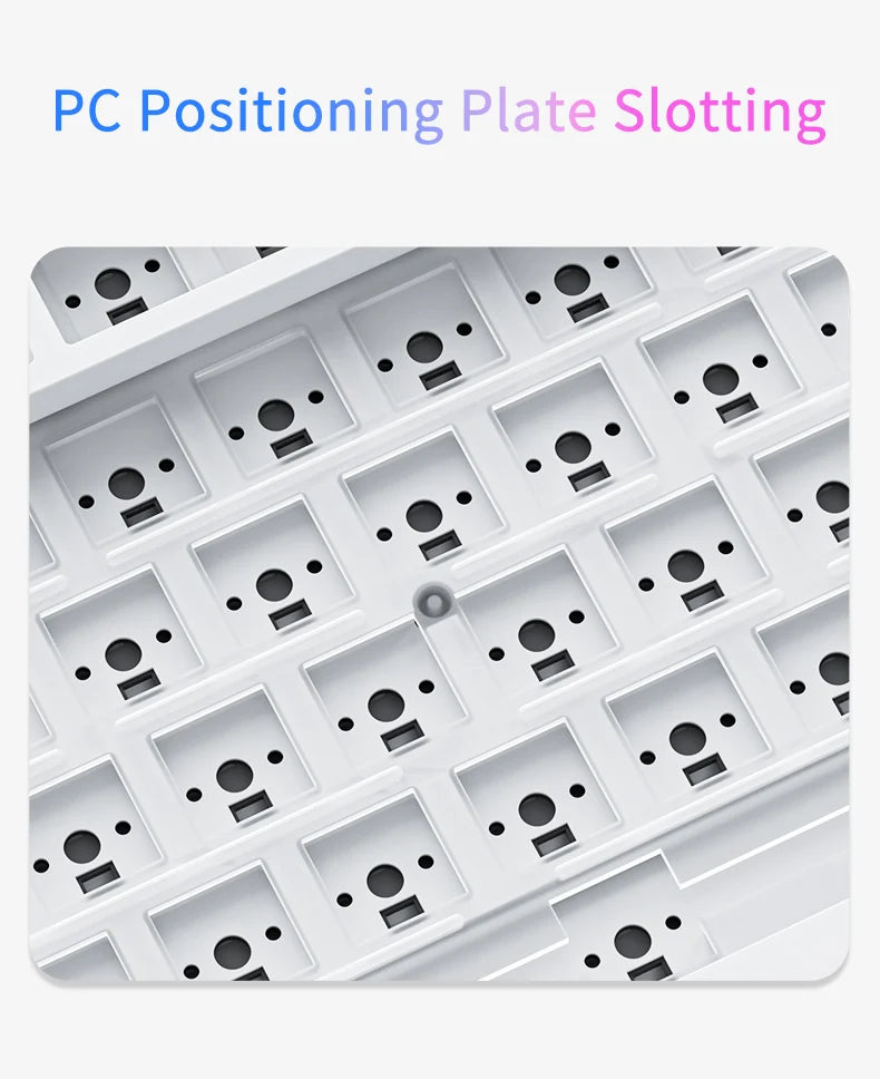 AJAZZ AK820 Pro Wired&Wireless Mechanical Gaming Keyboard Tri-Mode RGB Backlit Hot-Swappable Switches,70% Compact Layout,PC/Mac