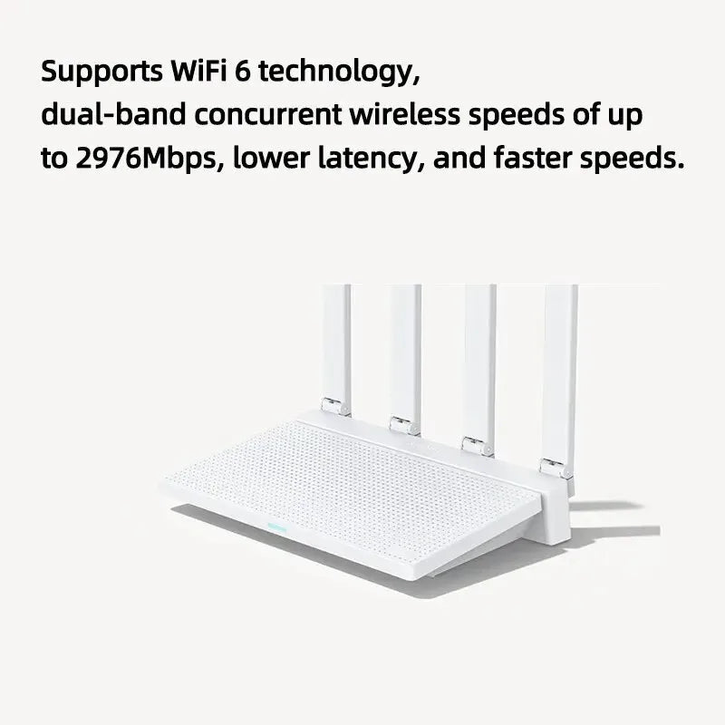 NEW Original Xiaomi AX3000T Router 5GHz 160MHz Broadband 1.3GHz Processor High Speed NFC Connection For Home Office Games -CN