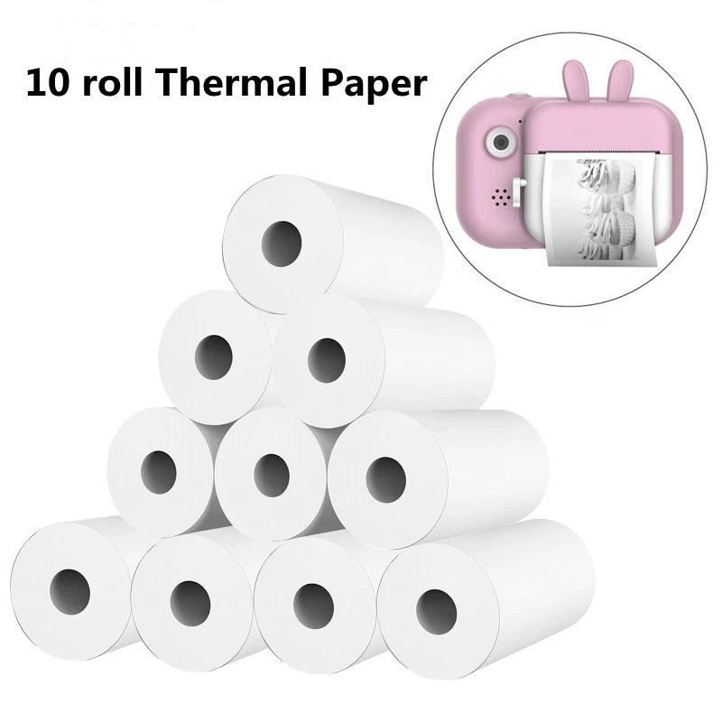 HD Mini Portable Printer Thermal Paper Universal 57mm Self-adhesive Paper Label Sticker For Phone Printing Picture Photo 2024