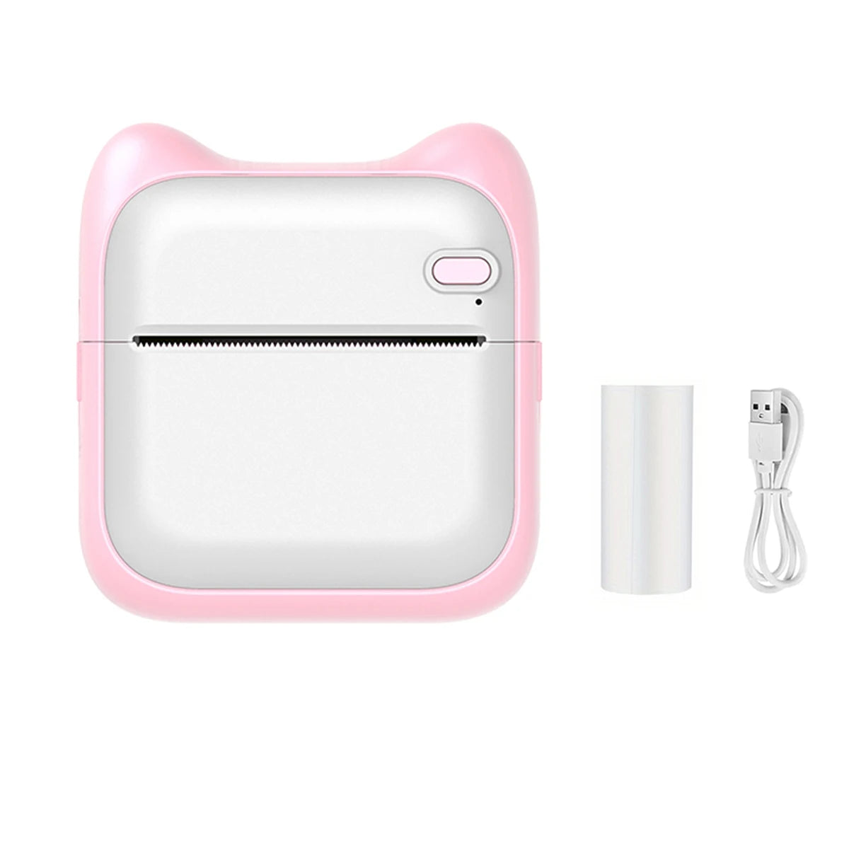 Portable Mini printer,thermal pocket Label  printer, for Android or IOS APP, inkless sticker printer, suitable for home, office