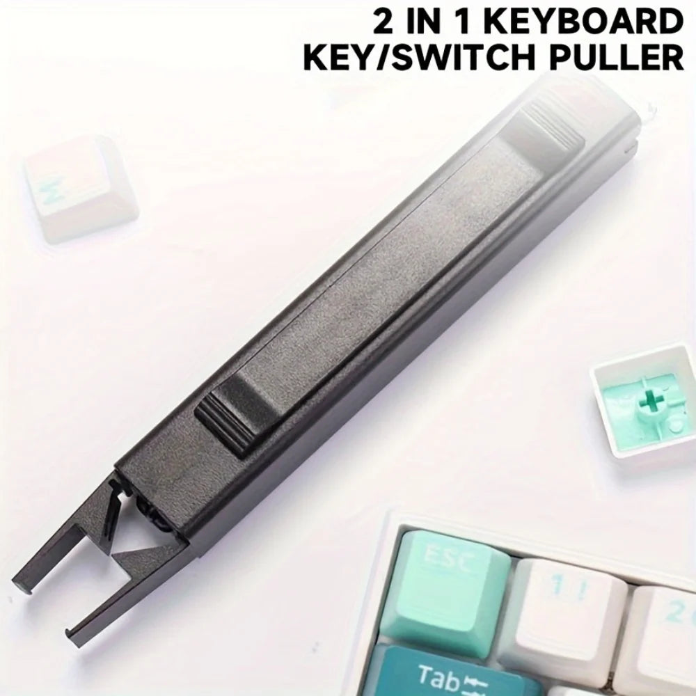 New 2 in 1 Keyboard Action Adjuster Keycap Puller Switch Puller DIY Cleaning Tool for Fixing Mechanical  Keycap