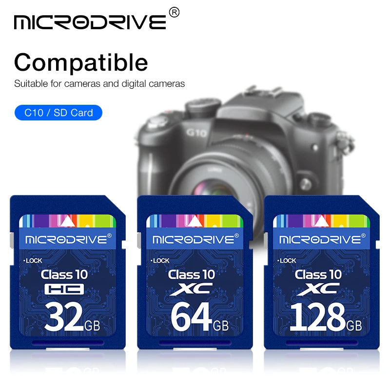 4K HD Camera Memory SD Card 128GB 16GB 64GB 32GB SD 4K Video Camera Flash usb stick sd cards Class 10 for camera