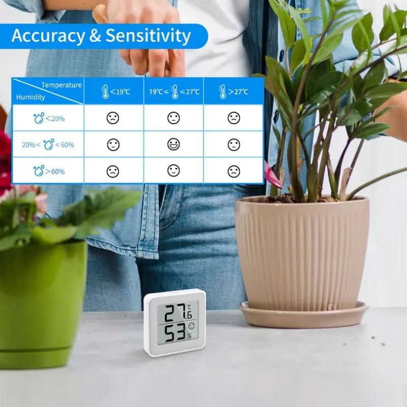 Electric Hygrometer Temperature Humidity Meter Accuracy Calibration LCD Temperature Sensor Indoor mini Thermometer