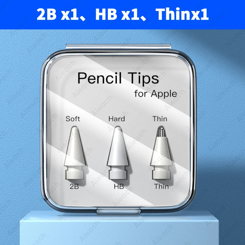 Double Layer Tip For Apple Pencil Pen Nib For Apple Pencil 1st 2nd Generation 2B HB 2.0 3.0 Soft Hard iPad Pencil Accessories