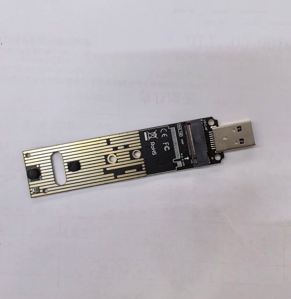 M.2 NVME SSD to USB 3.1 Adapter PCI-E to USB-A 3.0 Internal Converter Card JMS583 Chip 10Gbps USB3.1 Gen 2 for PCI-E/M.2 SSD