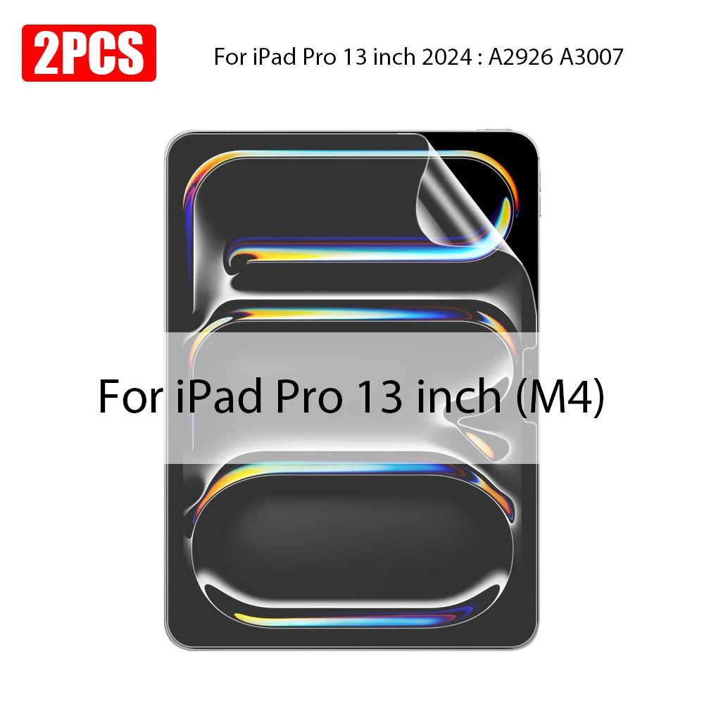 2PCS Paper Film Like For Ipad 10 10th Pro 13 M4 12.9 2025 Screen Protector For Ipad Air 11 5 4 M3 M2 A16 9th Generation Mini 6 7
