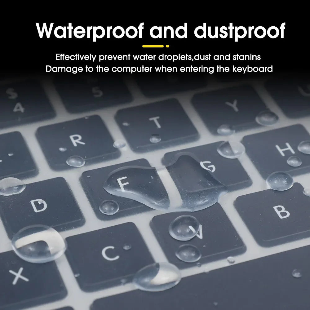 13-14 Inch 15-17 Inch  Universal Laptop Notebook Keyboard Silicone Cover Dustproof  Protective Waterproof Film
