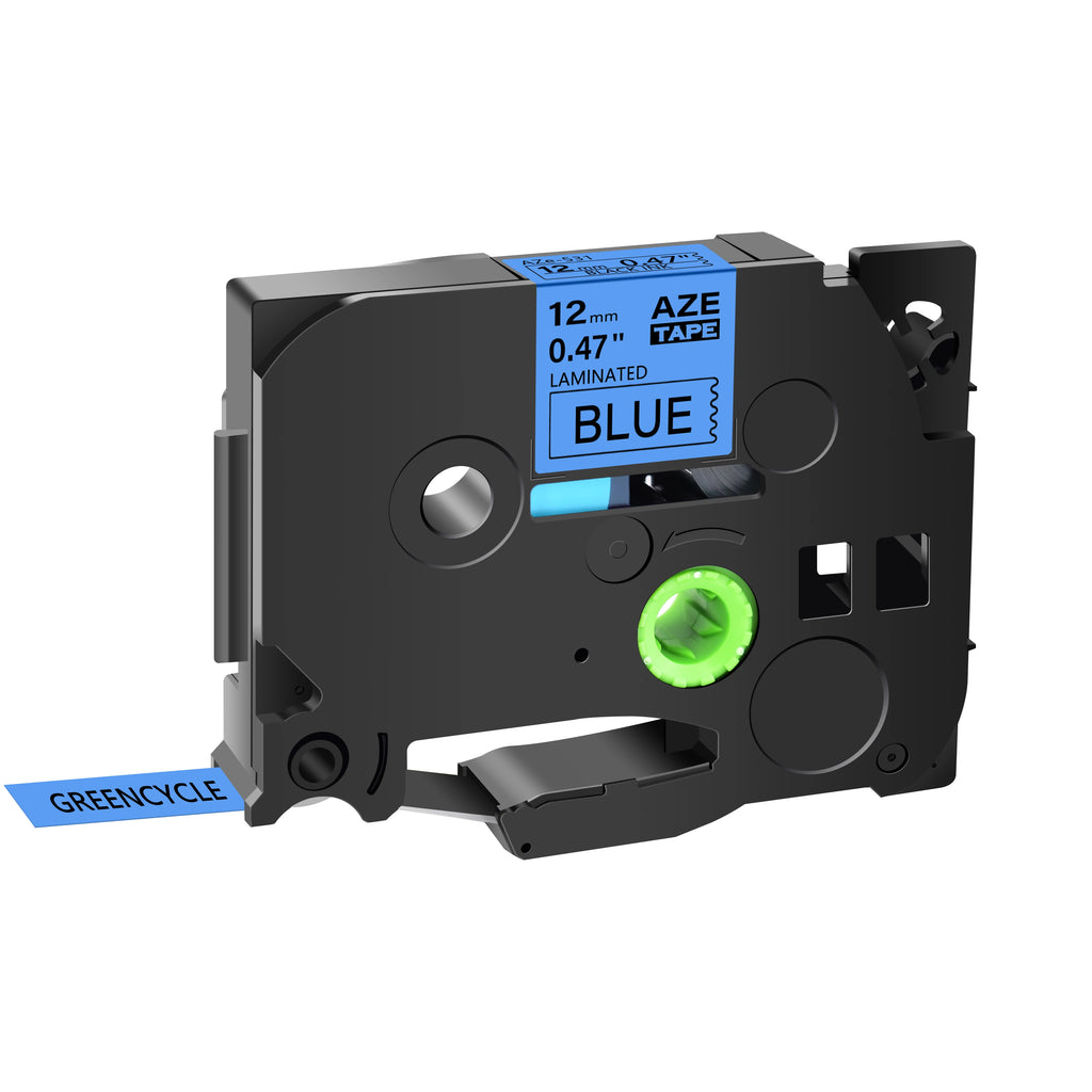 GREENCYCLE 1Pcs 6mm/9mm/12mm 231 Label Tape Compatible for Brother P-Touch Label Maker for TZ TZE 131 231 431 531 631 731 Ribbon