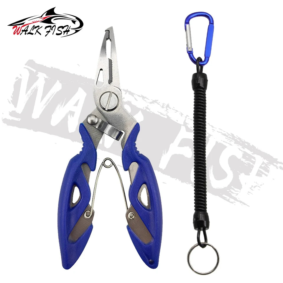 Aorace Fishing Pliers Fish Line Cutter Scissors Mini Fish Hook Remover Multifunction Tools New Black Beak Jaw