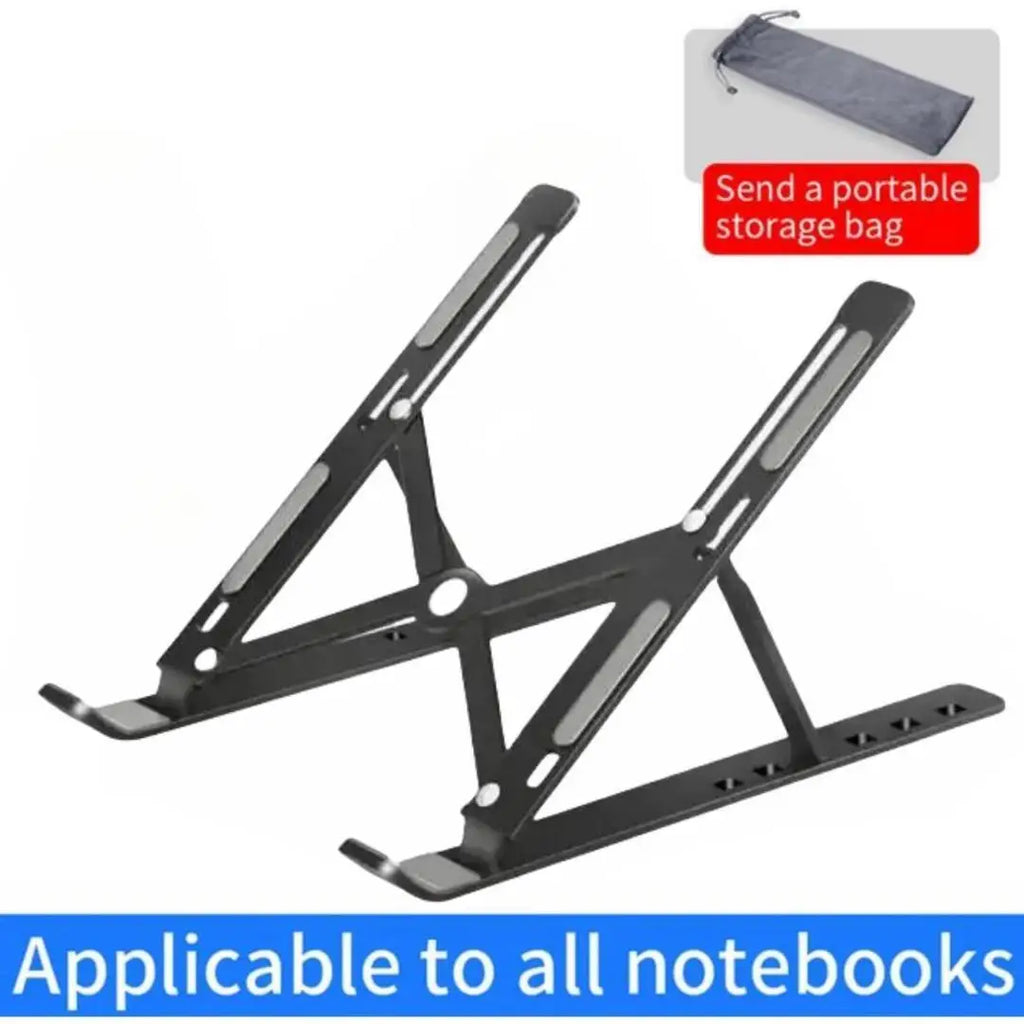 Aluminum Alloy Laptop Holder Stand Adjustable Foldable Portable for Notebook Computer Bracket Lifting Cooling Holder Non-slip