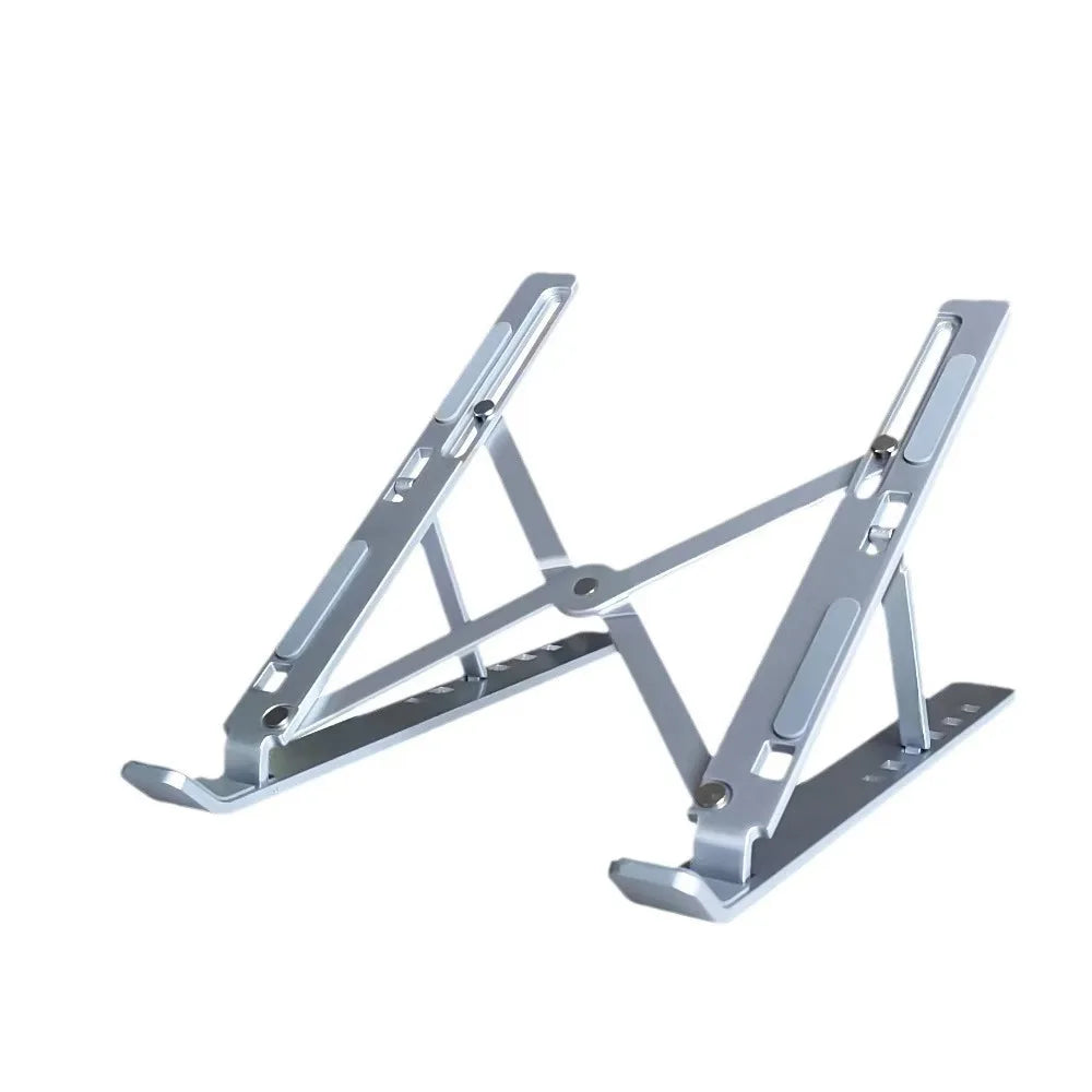 Aluminum Alloy Laptop Holder Stand Adjustable Foldable Portable for Notebook Computer Bracket Lifting Cooling Holder Non-slip