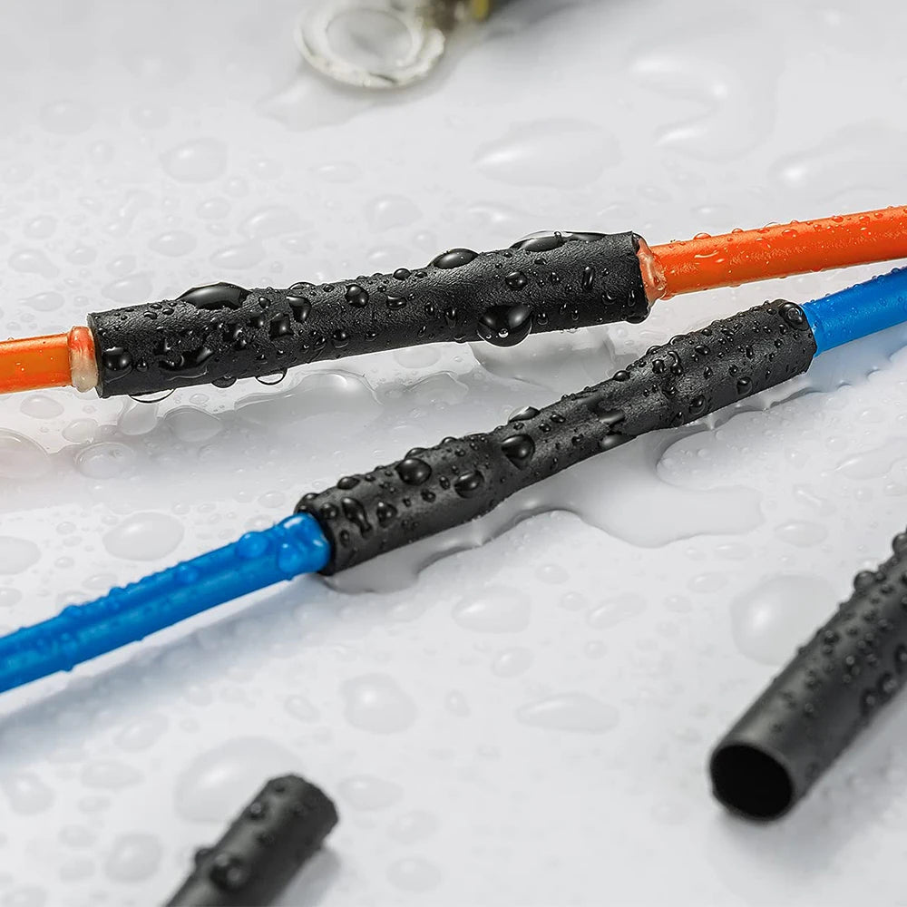 127Pcs Heat Shrink Tube Sleeving Tubing Assortment Kit Electrical Connection Electrical Wire Wrap Cable Waterproof Shrinkage 2:1