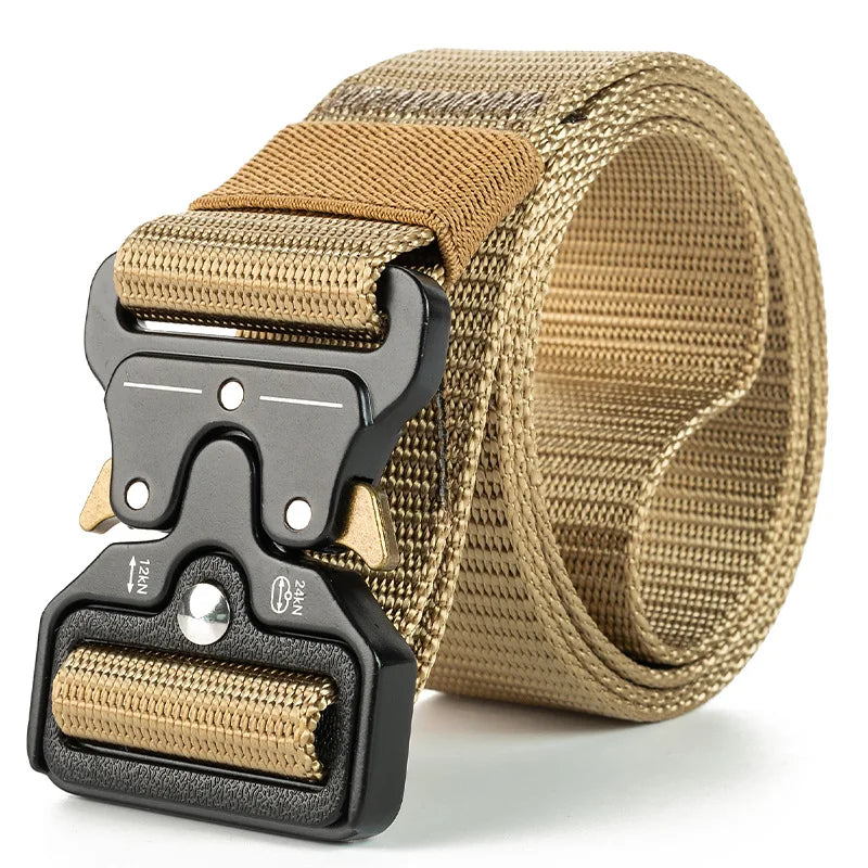 Outdoor Hunting Tactical Multi-Function Combat suryival canvas For Nylon Male Luxury Belts Neutral Belts