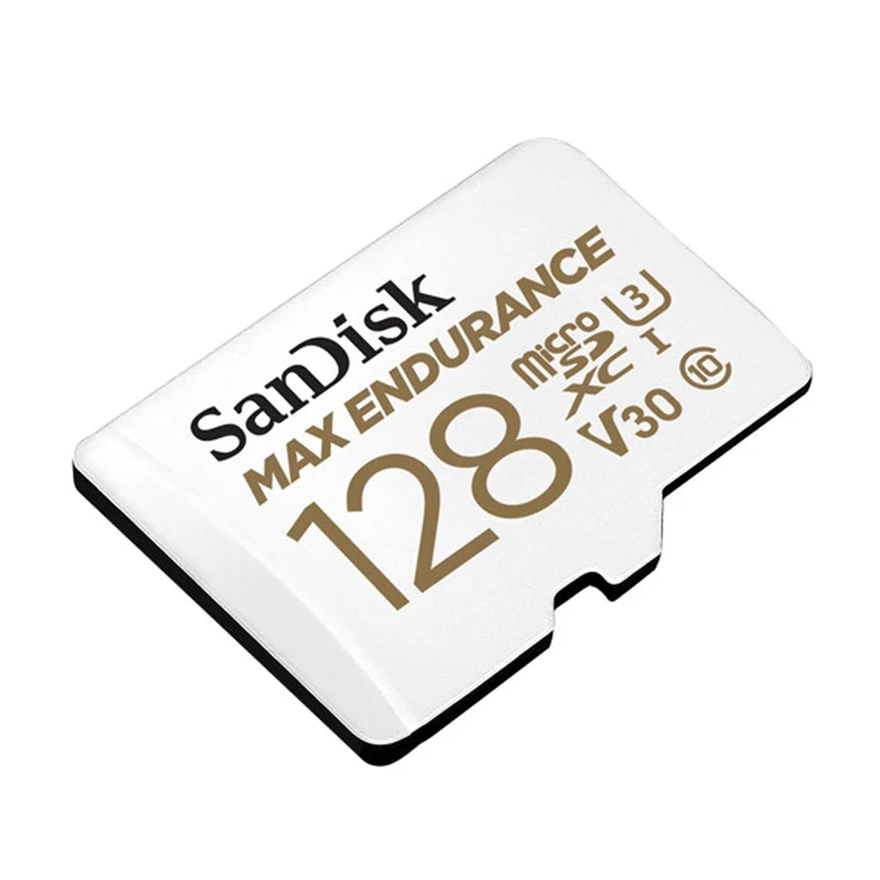SanDisk MAX ENDURANCE Micro SD Card 32GB 64GB 128GB 256GB High-speed Reading and Writing Video Surveillance U3 V30 4K for Drones
