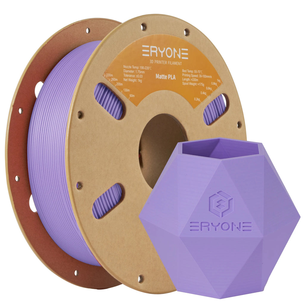 ERYONE Matte PLA Filament 1KG 1.75mm High Quality Spool Matte Filament For 3D Printer New Arrival  Fast Shipping