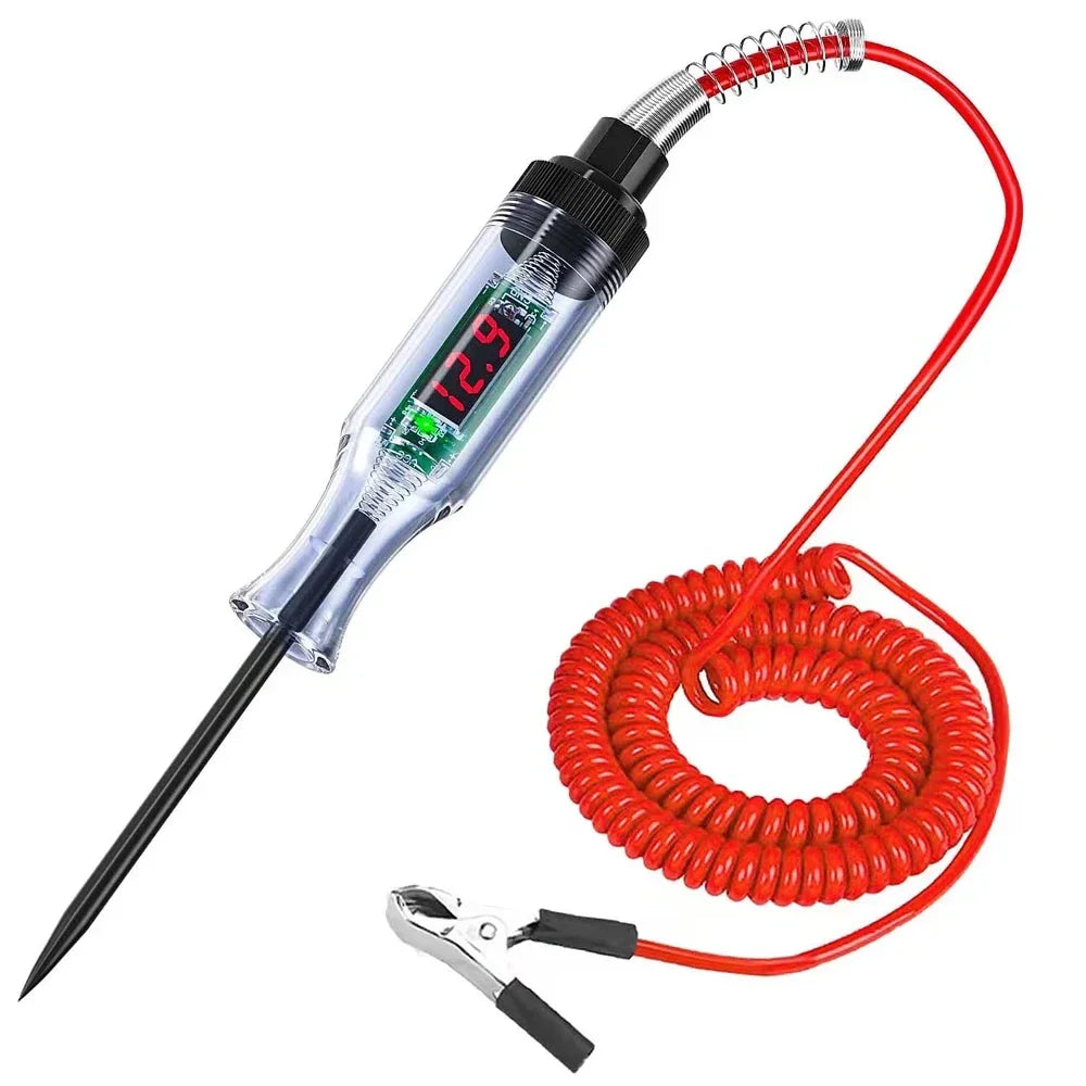 Auto Car  Car Truck Voltage Circuit Tester 6v 12v 24v   Diagnostic Probe Test Pen Light Bulb Electric Measuring Pen Repair Tools